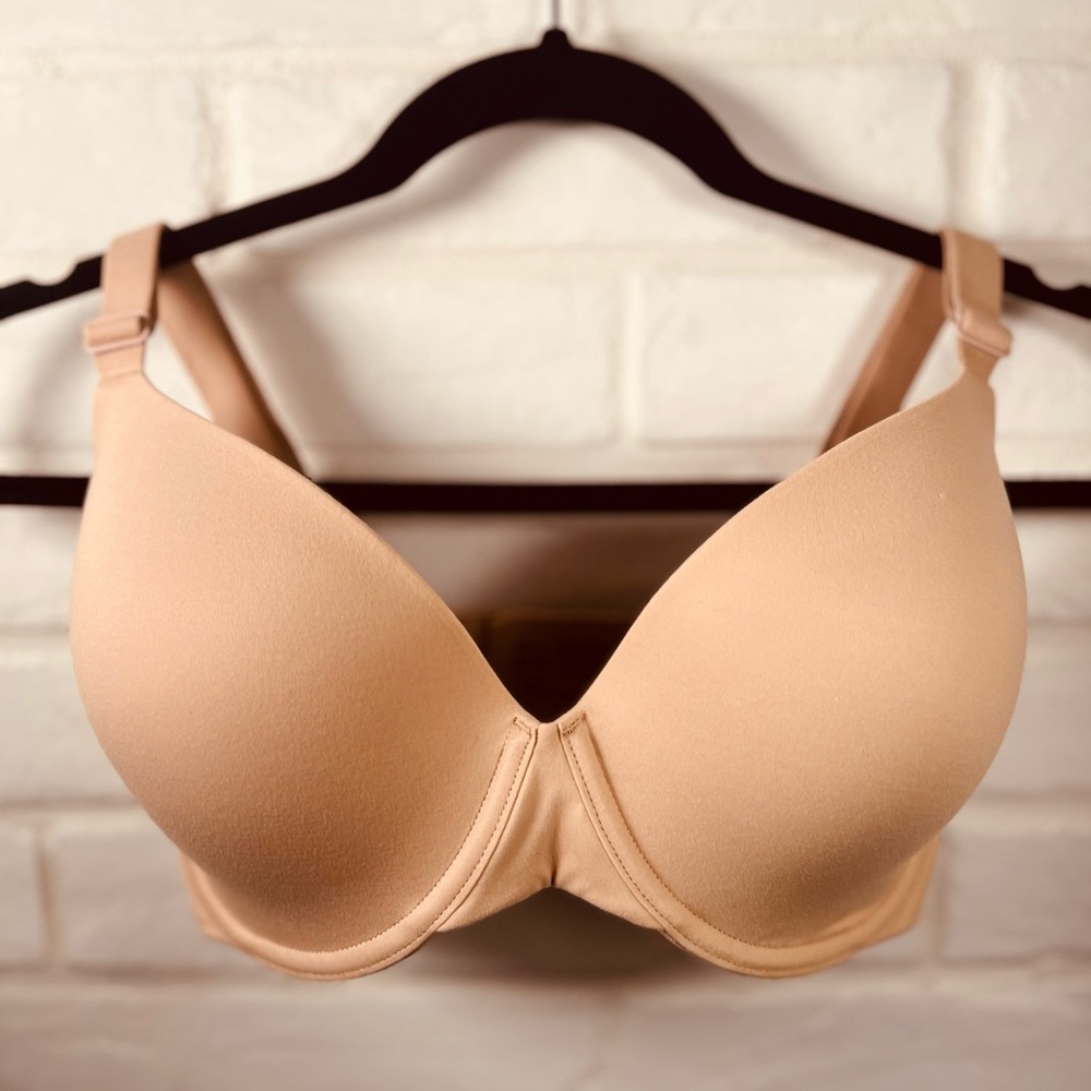 NWT Soma Enbliss Full Coverage Lined Underwire Bra 32DDD Soft Tan Nude #0675